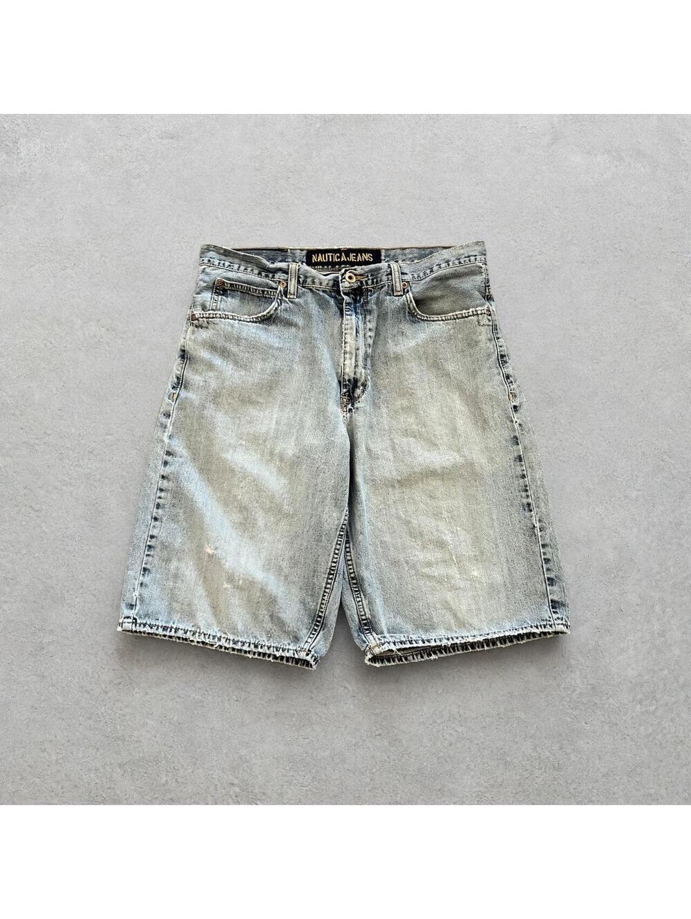 Vintage Y2K Nautica Washed Denim Jorts